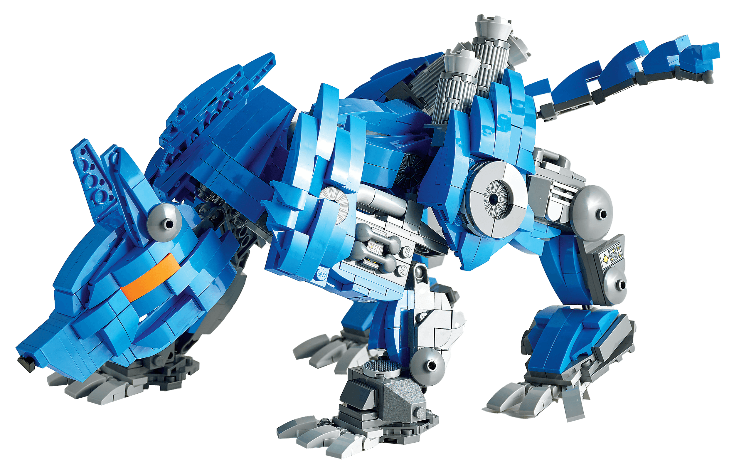 Robot dog from The Bricktionary exhibition by The Brickman.